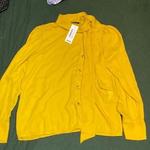 Yellow blouse! Brand new